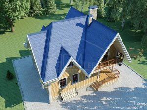 Каркасный дом 132м