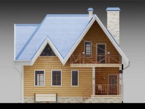 Каркасный дом 132м