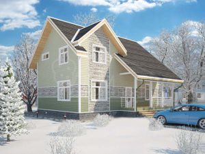 Дом из бруса 159,9м
