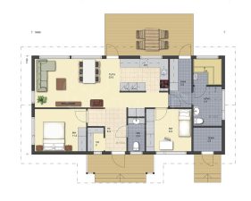 Дом-баня из бруса 99м Дом-баня из бруса 99м