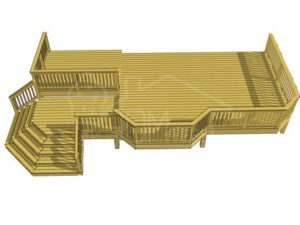 Пристройка терраса открытая Т-11