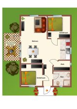 Каркасный дом 7х9м